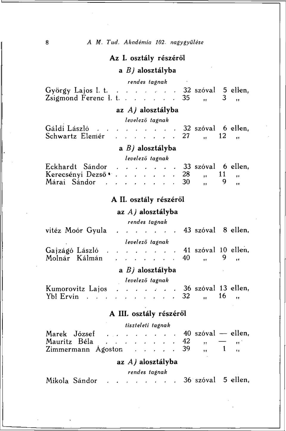 Márai Sándor 30,, 9,, A II.