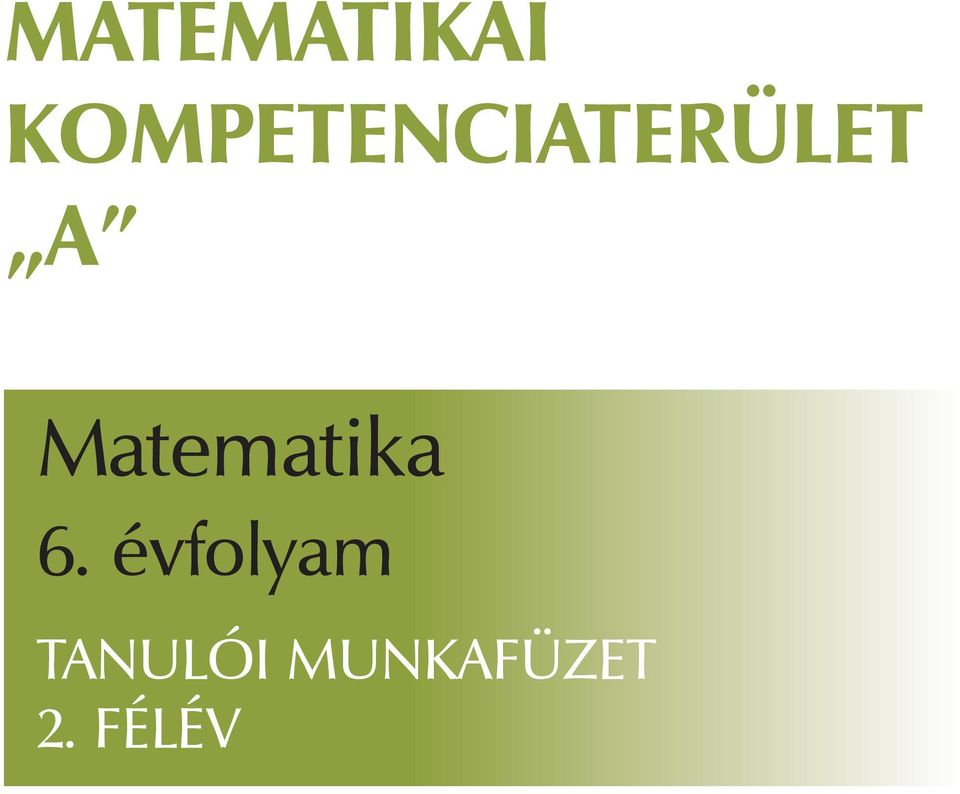 Matematika 6.