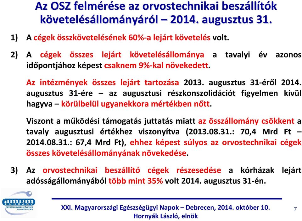 augusztus 31-ére az augusztusi részkonszolidációt figyelmen kívül hagyva körülbelül ugyanekkora mértékben nőtt.