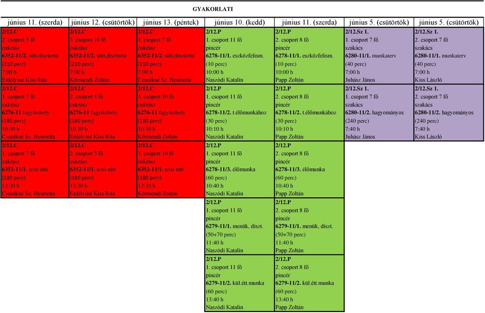 eszközfelism. 6278-11/1. eszközfelism. 6280-11/1. munkaterv 6280-11/1.