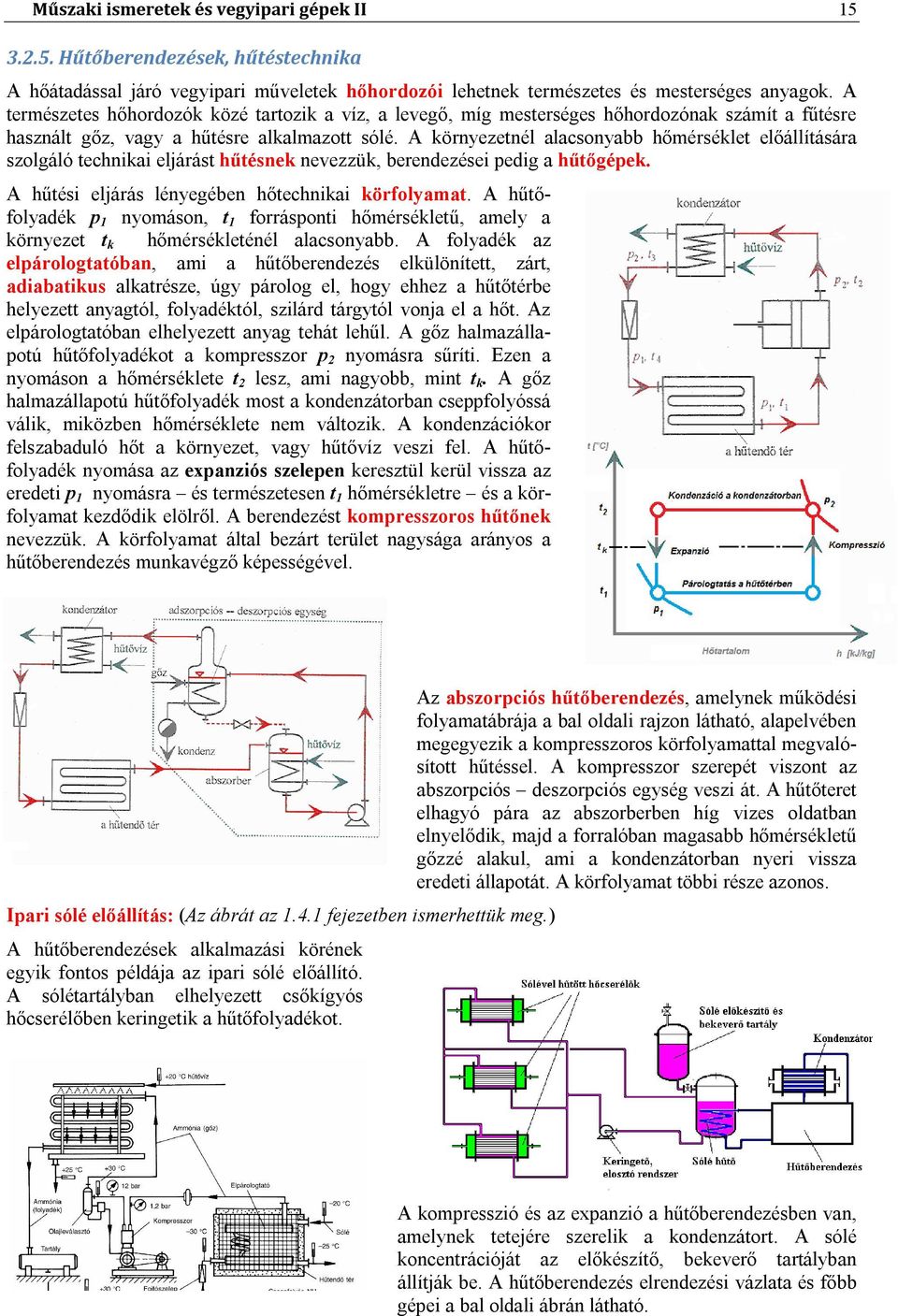 A környezetnél alacsonyabb hőmérséklet előállítására szolgáló technikai eljárást hűtésnek nevezzük, berendezései pedig a hűtőgépek. A hűtési eljárás lényegében hőtechnikai körfolyamat.