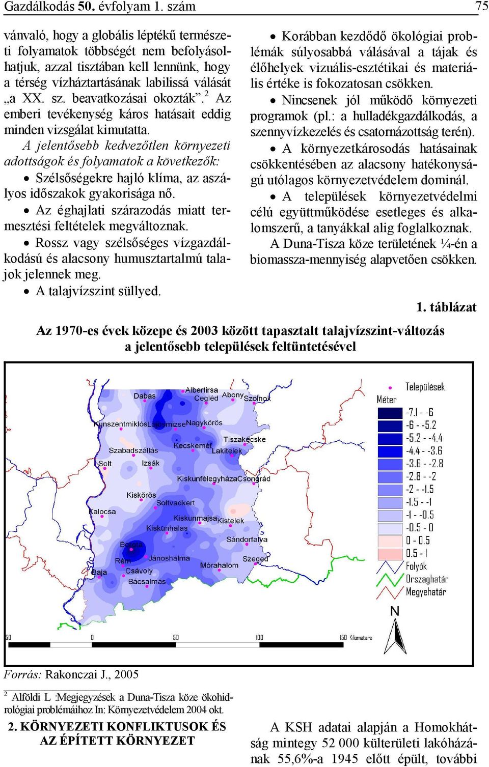 beavatkozásai okozták. 2 Az emberi tevékenység káros hatásait eddig minden vizsgálat kimutatta.