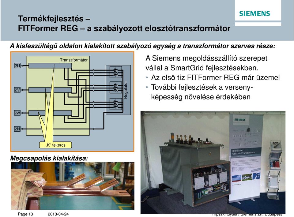 szerepet vállal a SmartGrid fejlesztésekben.