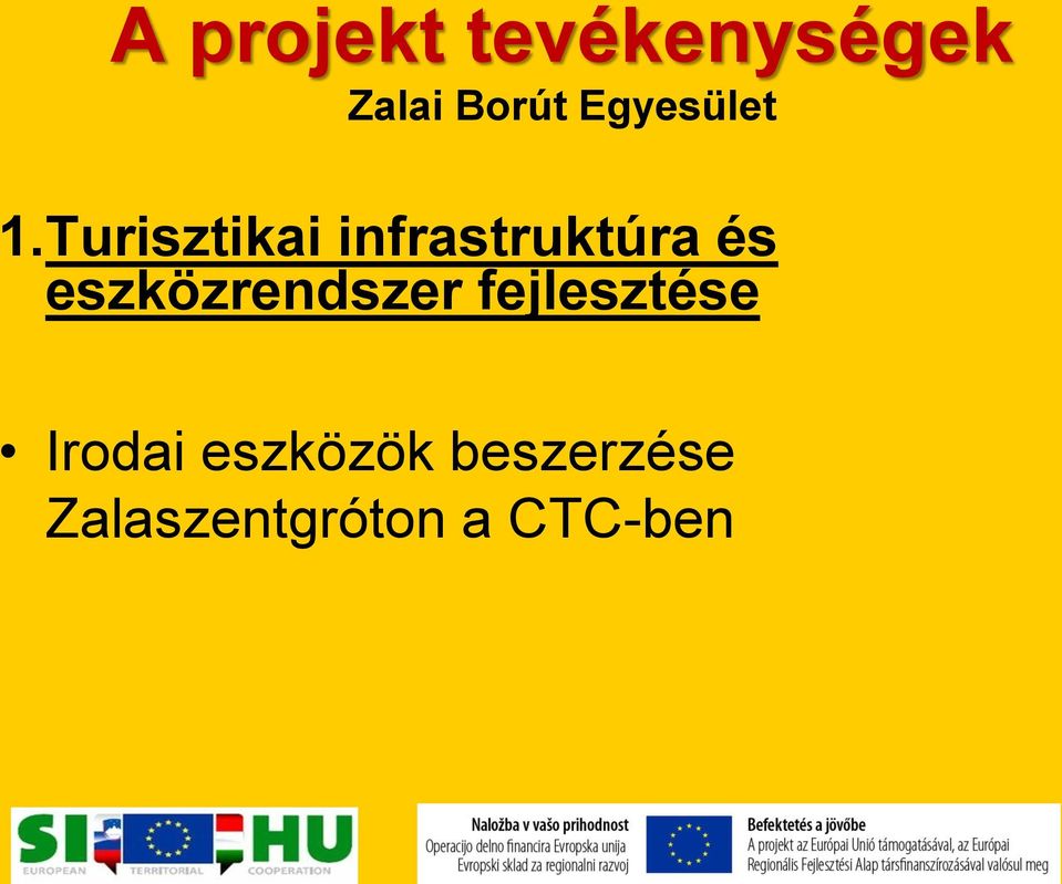 Turisztikai infrastruktúra és