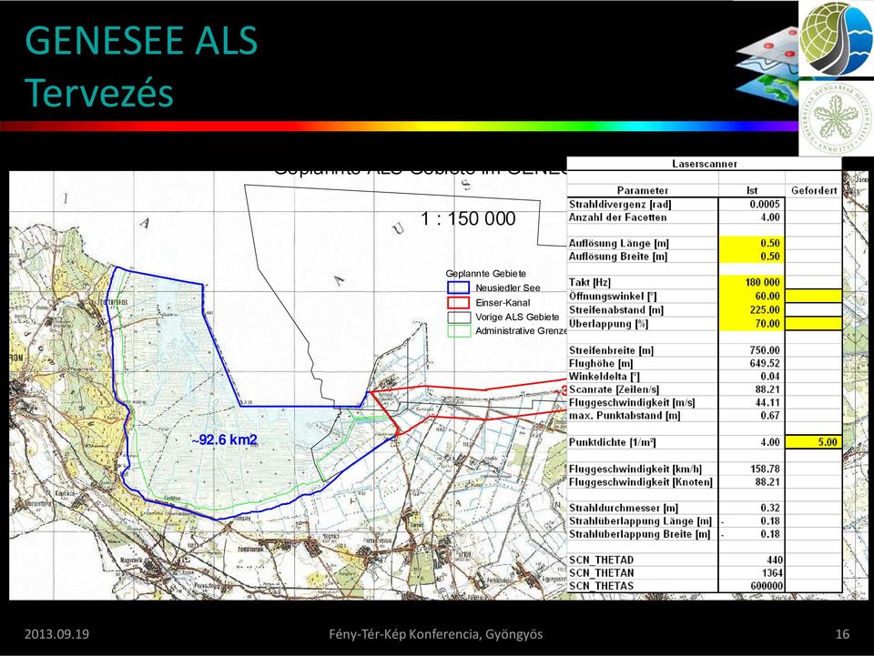 Vorige ALS Gebiete Administrative Grenze des Neusiedler Sees