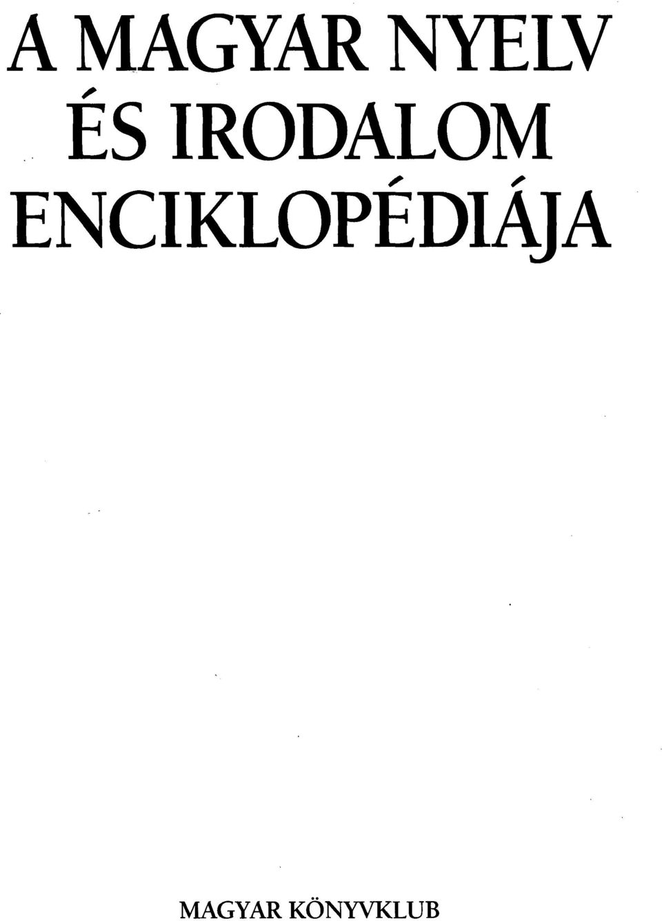 ENCIKLOPÉDIÁJA