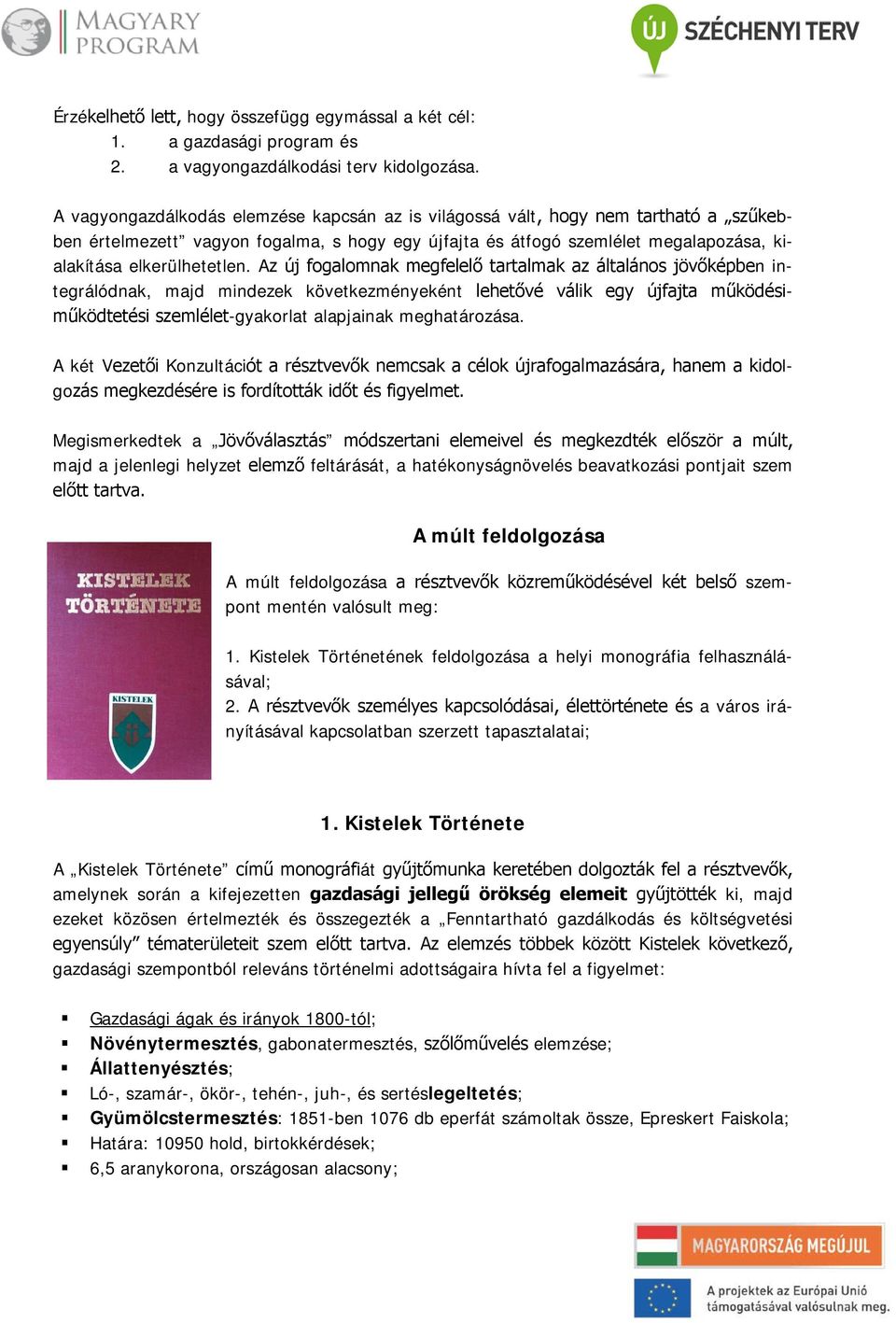 Az új fogalomnak megfelelő tartalmak az általános jövőképben integrálódnak, majd mindezek következményeként lehetővé válik egy újfajta működésiműködtetési szemlélet-gyakorlat alapjainak meghatározása.