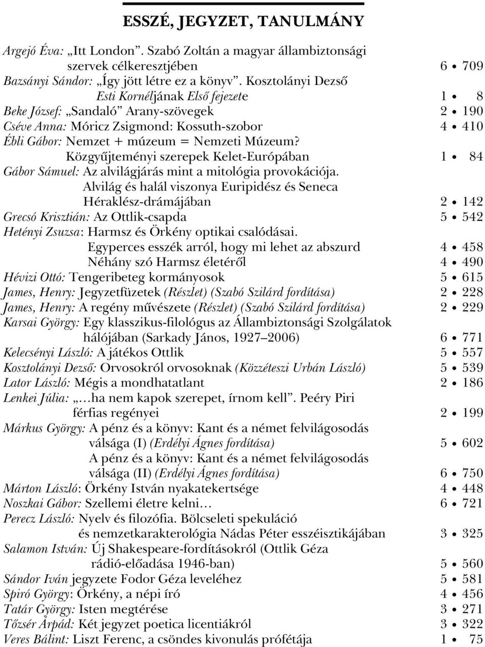 Közgyûjteményi szerepek Kelet-Európában 1 84 Gábor Sámuel: Az alvilágjárás mint a mitológia provokációja.