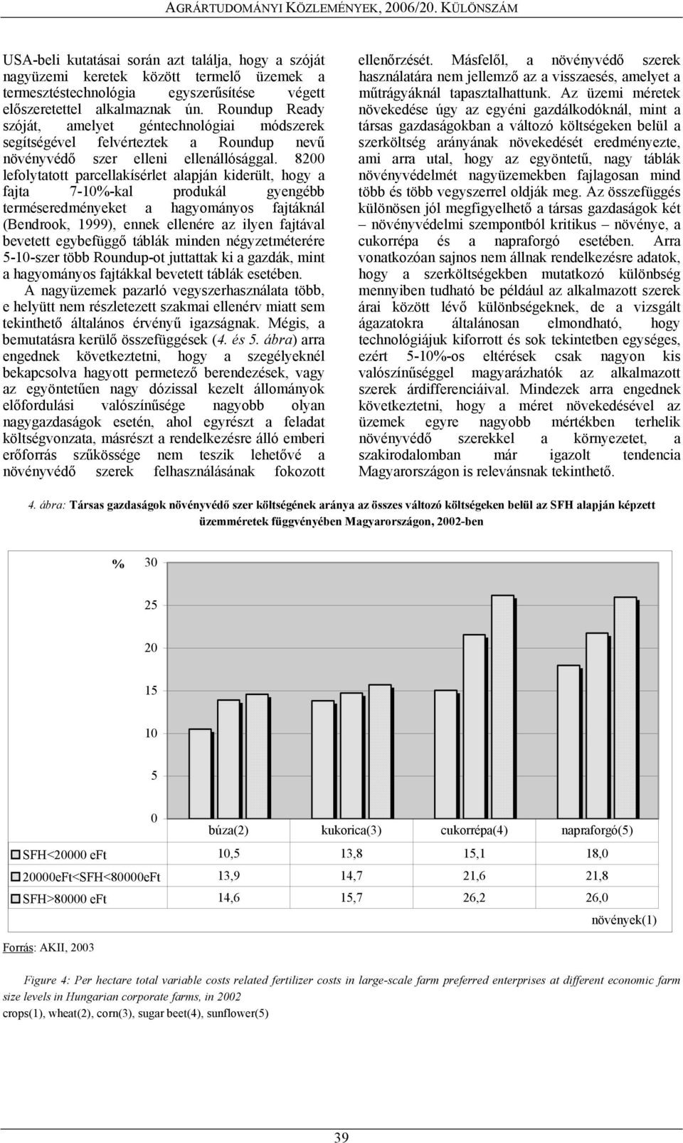 8200 lefolytatott parcellakísérlet alapján kiderült, hogy a fajta 7-10%-kal produkál gyengébb terméseredményeket a hagyományos fajtáknál (Bendrook, 1999), ennek ellenére az ilyen fajtával bevetett