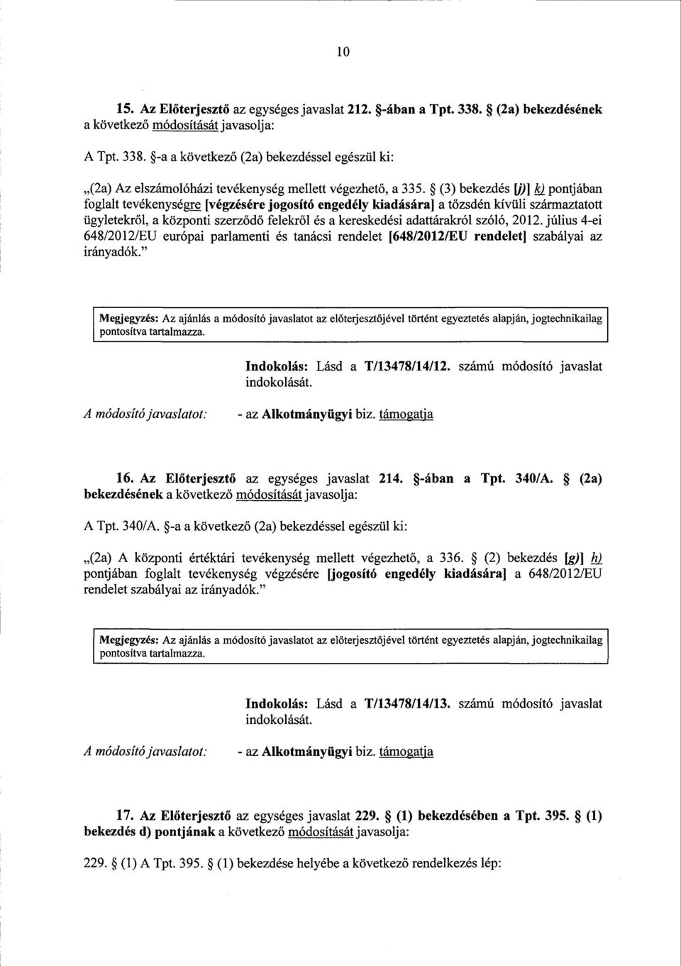 szóló, 2012. július 4-e i 648/2012/WU európai parlamenti és tanácsi rendelet [648/2012/EU rendelet] szabályai az irányadók.