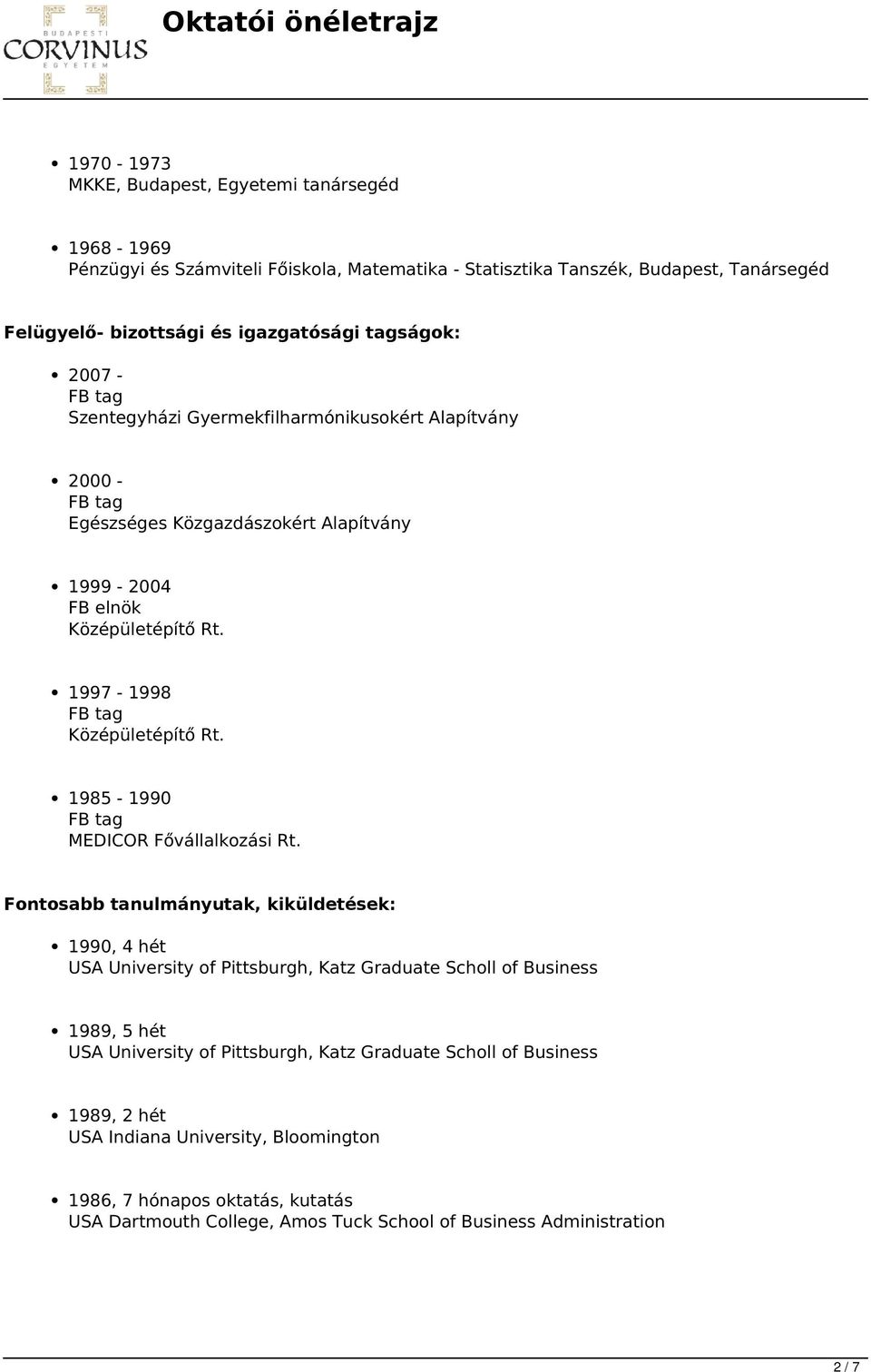 1985-1990 MEDICOR Fővállalkozási Rt.