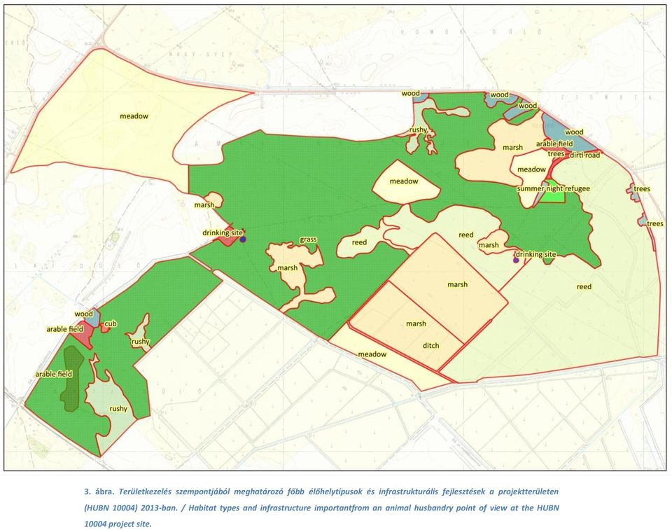 infrastrukturális fejlesztések a projektterületen 19 (HUBN 10004)