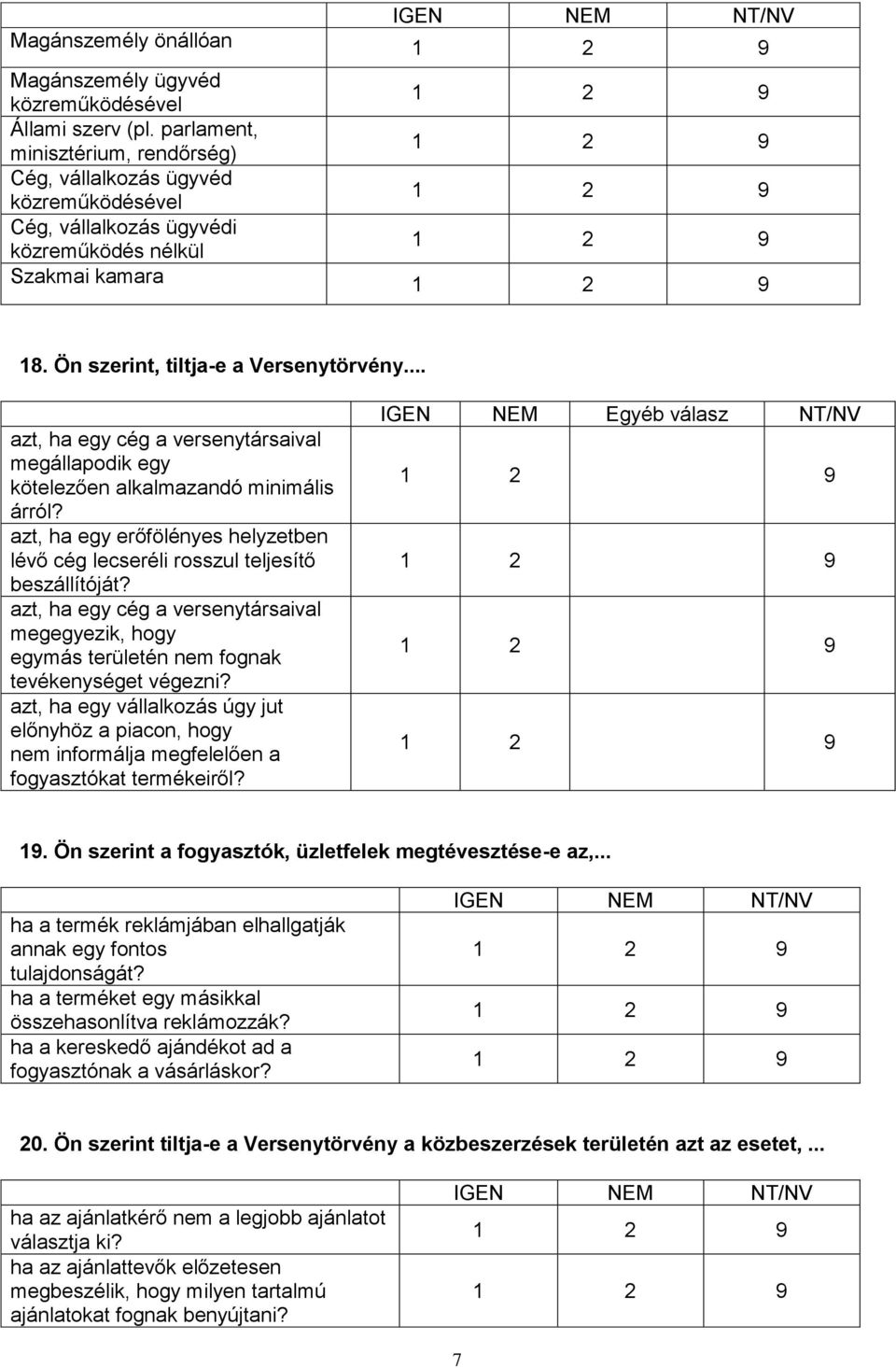 .. azt, ha egy cég a versenytársaival megállapodik egy kötelezően alkalmazandó minimális árról? azt, ha egy erőfölényes helyzetben lévő cég lecseréli rosszul teljesítő beszállítóját?