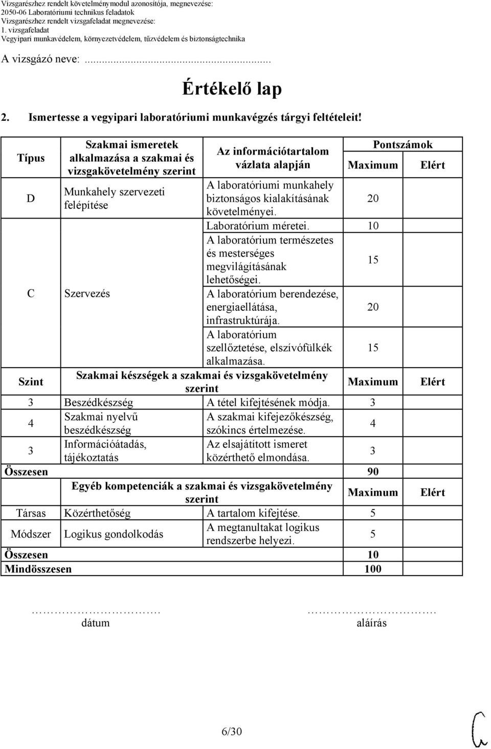 kialakításának követelményei. Pontszámok Laboratórium méretei. A laboratórium természetes és mesterséges megvilágításának lehetőségei. A laboratórium berendezése, energiaellátása, infrastruktúrája.