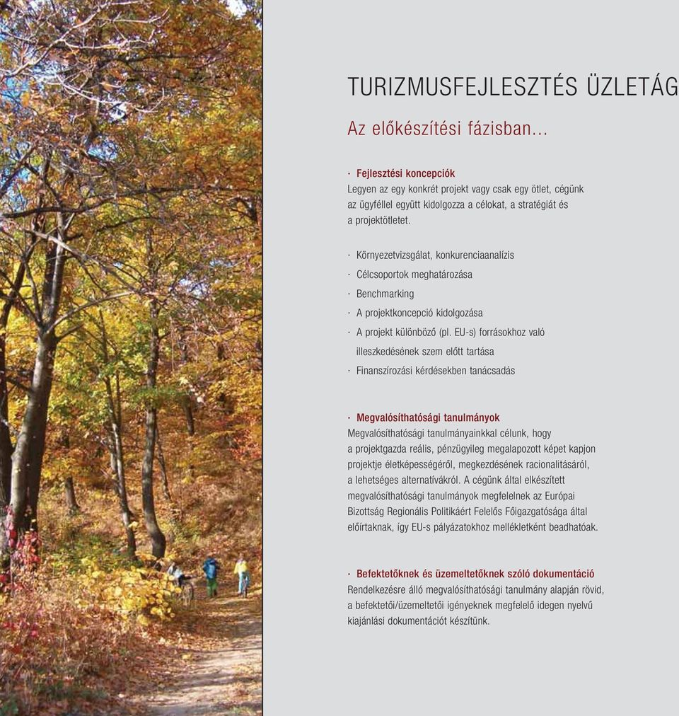 Környezetvizsgálat, konkurenciaanalízis Célcsoportok meghatározása Benchmarking A projektkoncepció kidolgozása A projekt különbözô (pl.