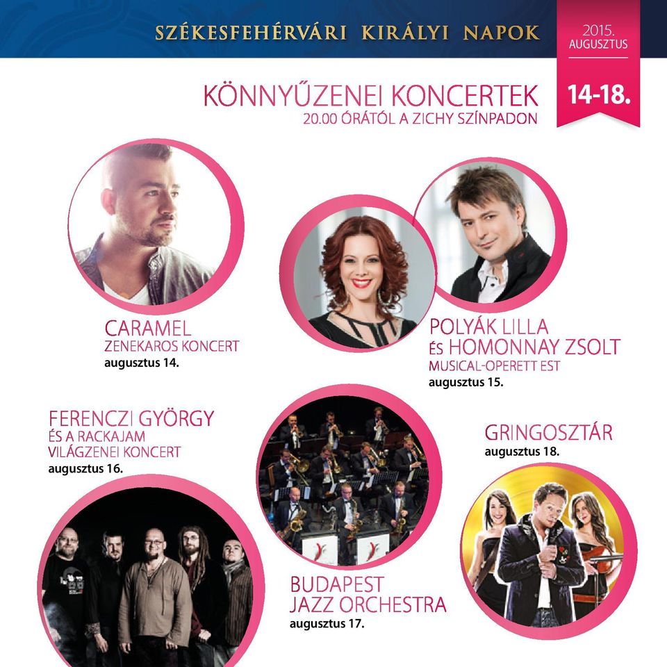 Ferenczi György és a Rackajam világzenei koncert augusztus 16.