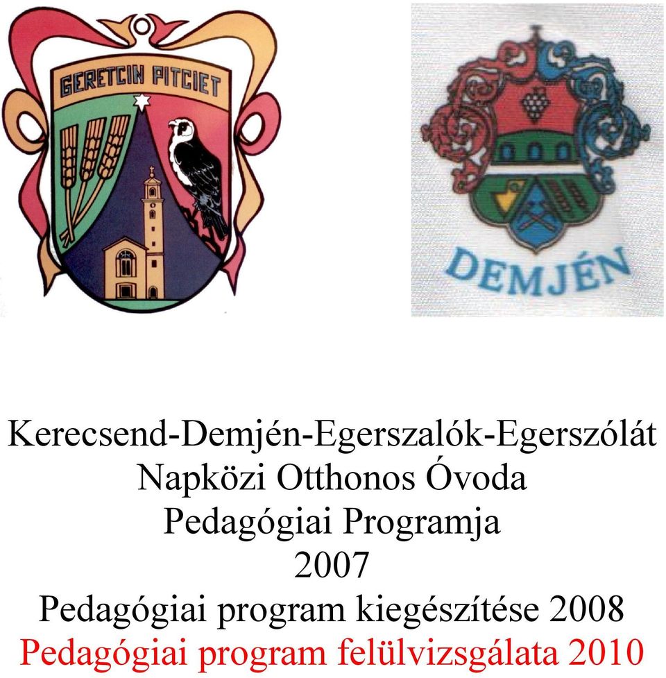 Programja 2007 Pedagógiai program