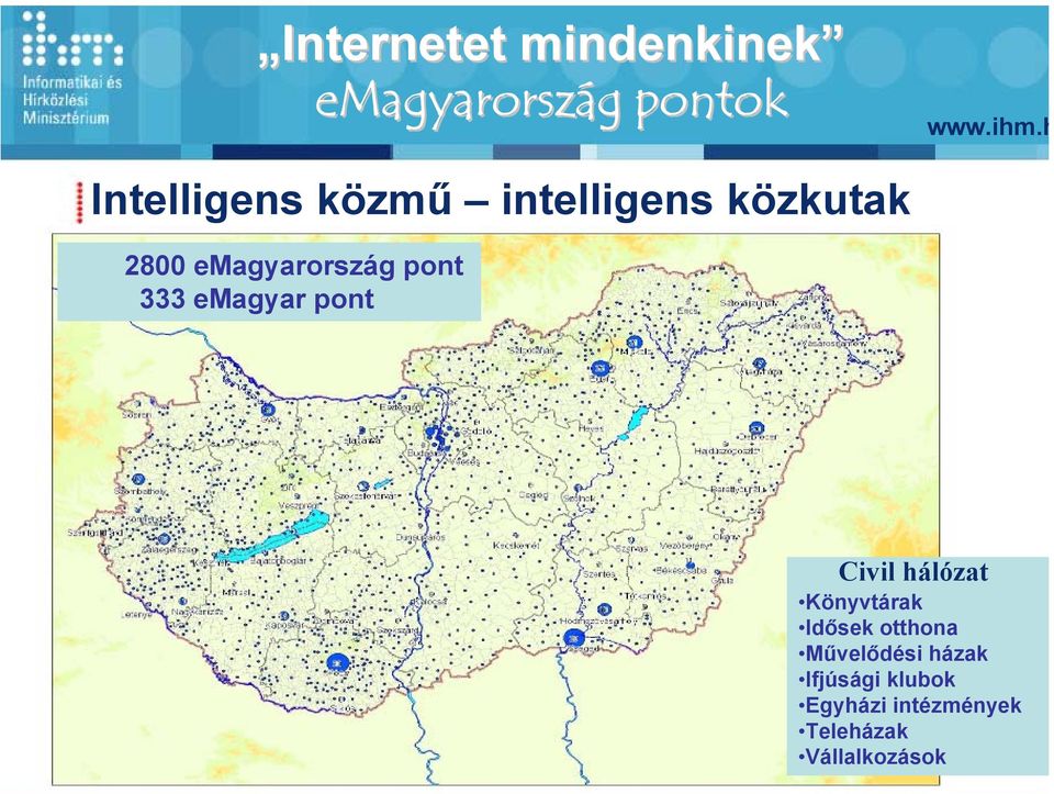 emagyar pont Civil hálózat Könyvtárak Idősek otthona