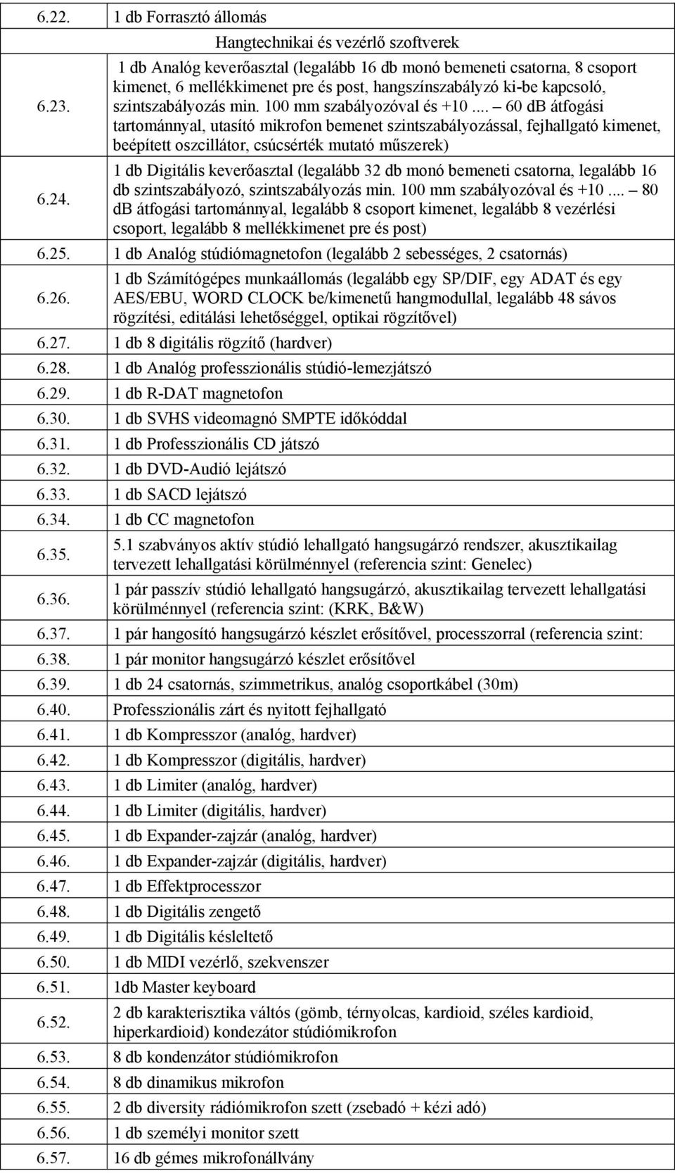 min. 100 mm szabályozóval és +10.