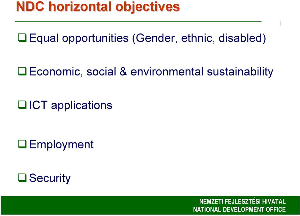 disabled) Economic, social &