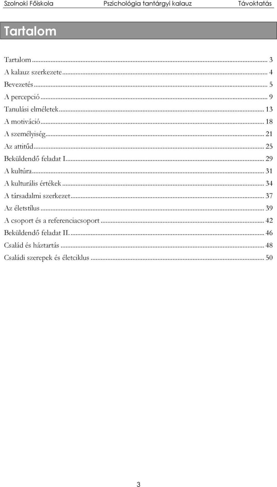 .. 31 A kulturális értékek... 34 A társadalmi szerkezet... 37 Az életstílus.