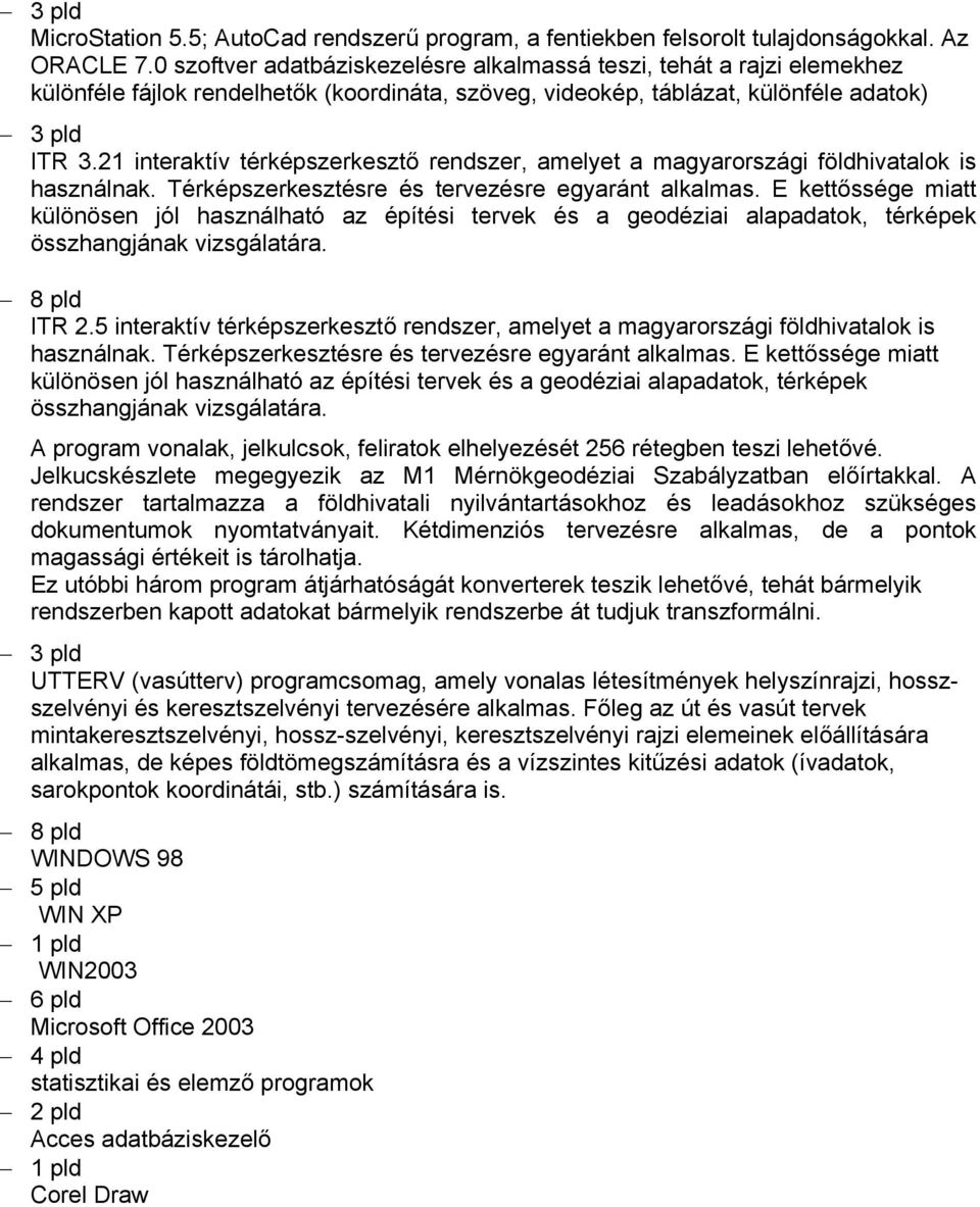 21 interaktív térképszerkesztő rendszer, amelyet a magyarországi földhivatalok is használnak. Térképszerkesztésre és tervezésre egyaránt alkalmas.