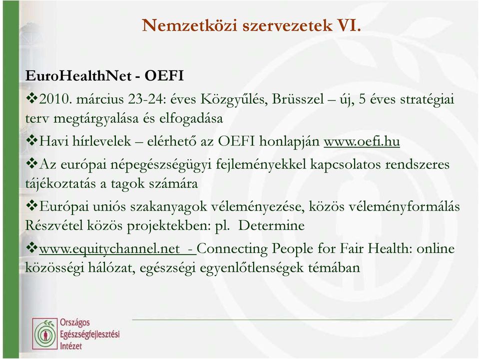 honlapján www.oefi.