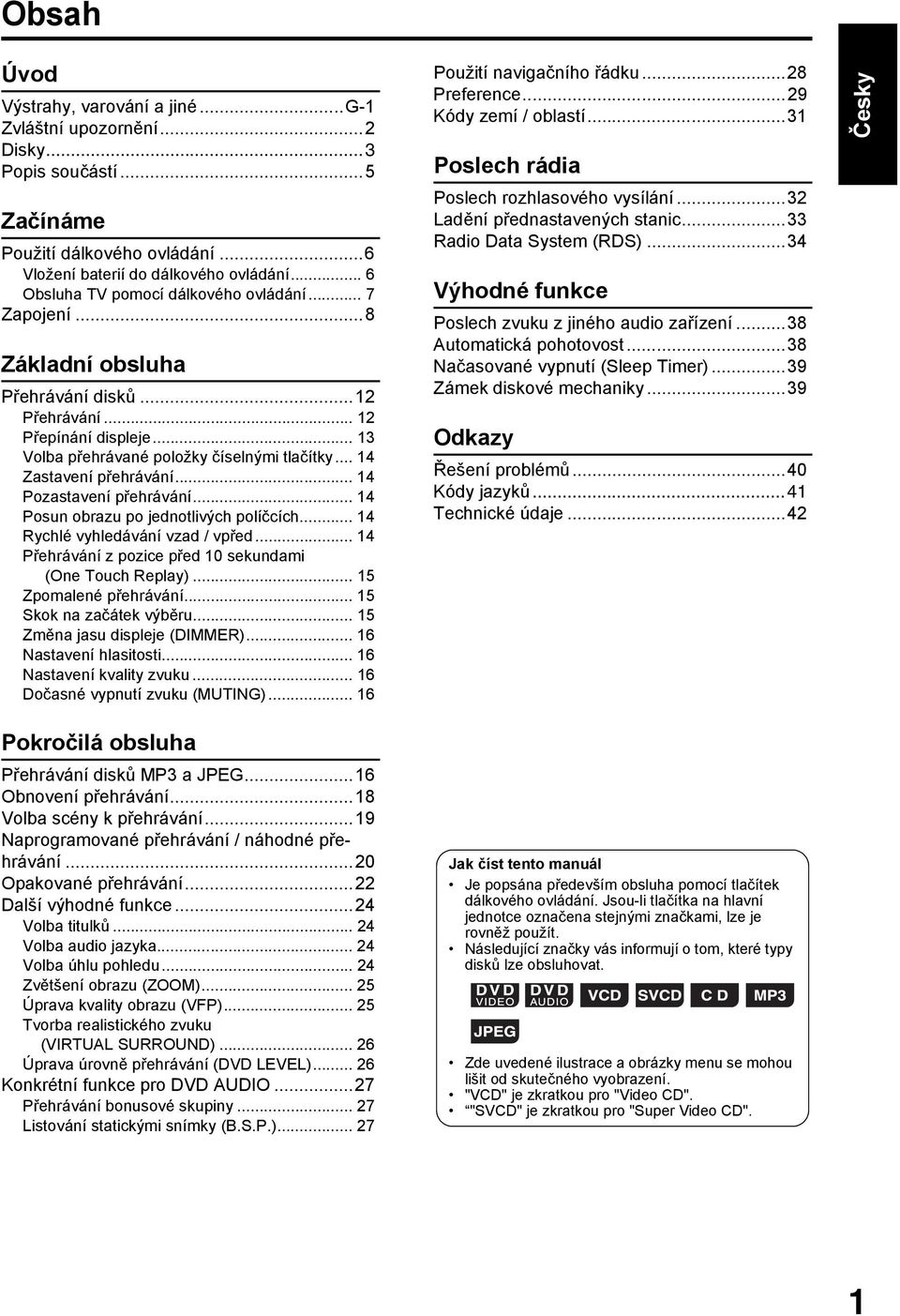 .. 14 Zastavení přehrávání... 14 Pozastavení přehrávání... 14 Posun obrazu po jednotlivých políčcích... 14 Rychlé vyhledávání vzad / vpřed... 14 Přehrávání z pozice před 10 sekundami (One Touch Replay).