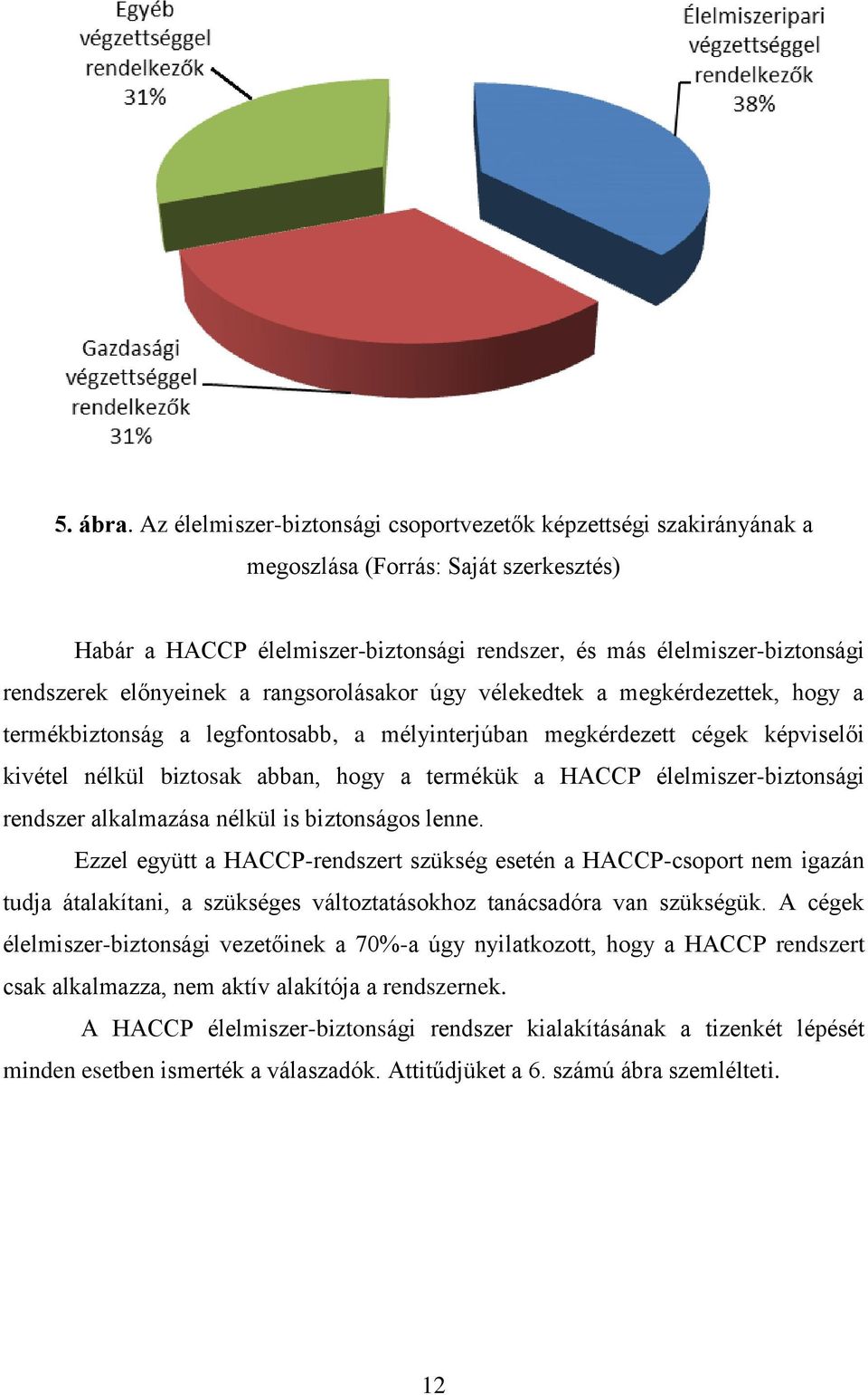 előnyeinek a rangsorolásakor úgy vélekedtek a megkérdezettek, hogy a termékbiztonság a legfontosabb, a mélyinterjúban megkérdezett cégek képviselői kivétel nélkül biztosak abban, hogy a termékük a