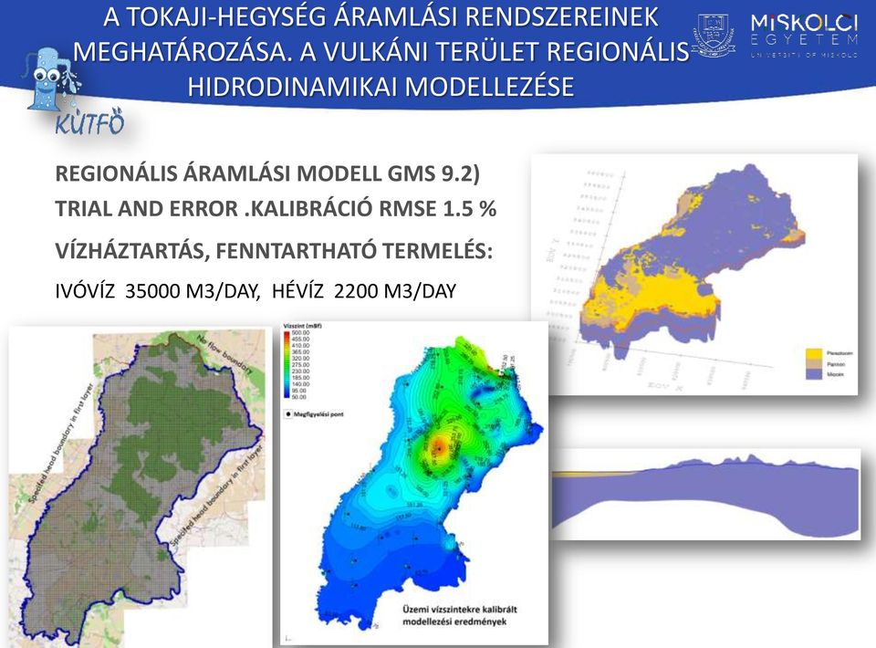 REGIONÁLIS ÁRAMLÁSI MODELL GMS 9.2) TRIAL AND ERROR.