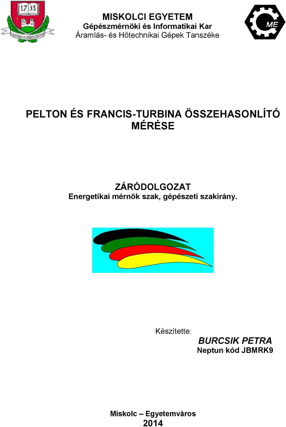 ÖSSZEHASONLÍTÓ MÉRÉSE ZÁRÓDOLGOZAT Energetikai mérnök szak,