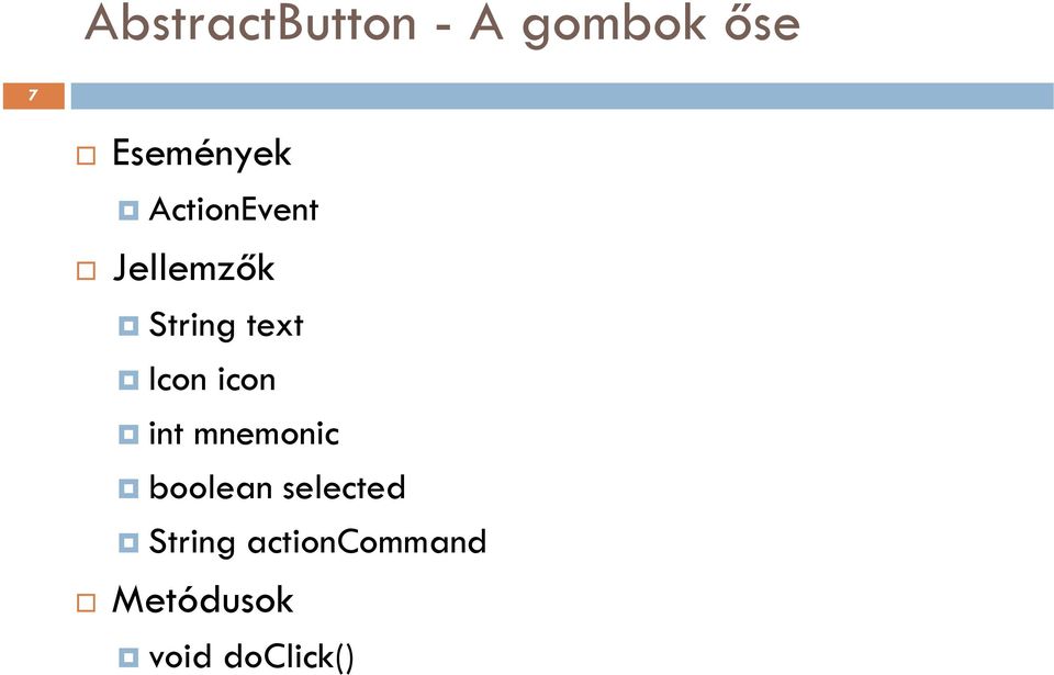 text Icon icon int mnemonic boolean