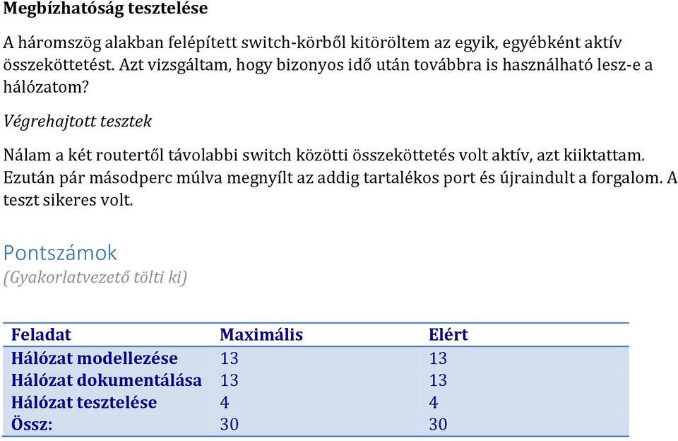 Nálam a két routertől távolabbi switch közötti összeköttetés volt aktív, azt kiiktattam.