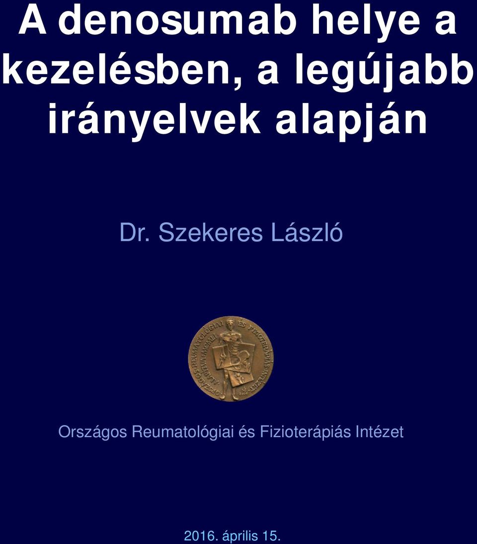 Szekeres László Országos