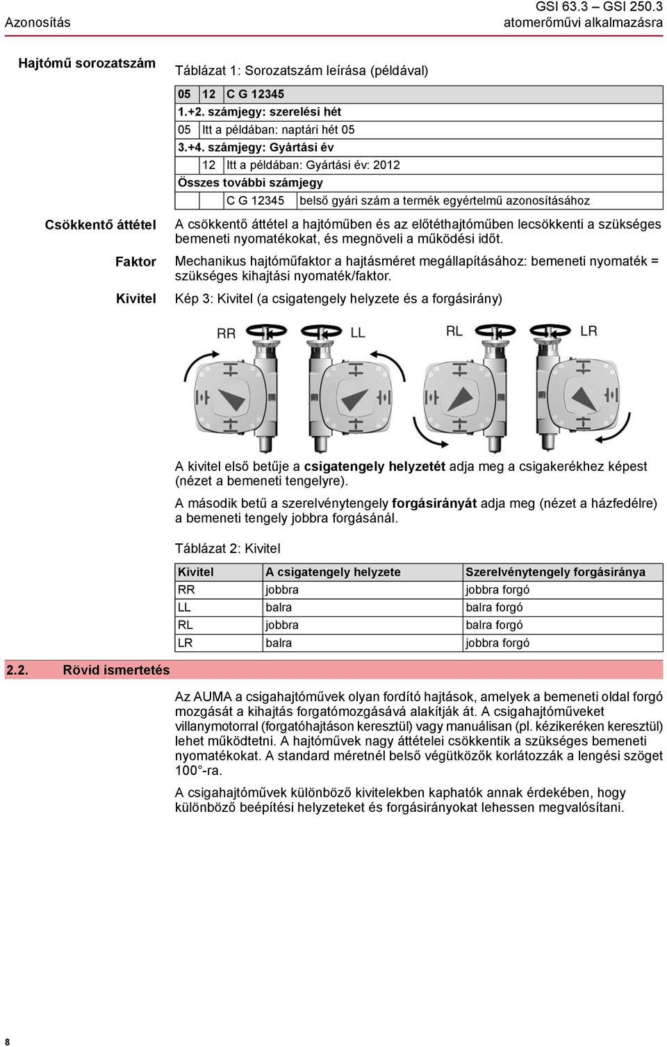 előtéthajtóműben lecsökkenti a szükséges bemeneti nyomatékokat, és megnöveli a működési időt.