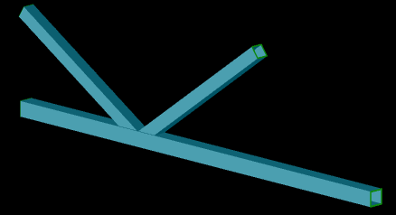 A húzási tervezési ellenállás fajlagos értéke: N Rd F t, 86 486,8 N / mm K 577,36 Nt, Rd 63,5N / mm 486,8N mm Megfelel. K w, Rd / V..5. Az alábbi számítási példa a rácsos tartó kiválasztott csomópontjának (lásd V.