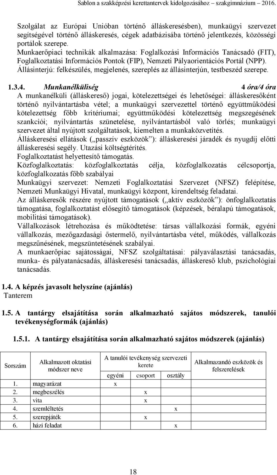 Állásinterjú: felkészülés, megjelenés, szereplés az állásinterjún, testbeszéd szerepe. 1.3.4.