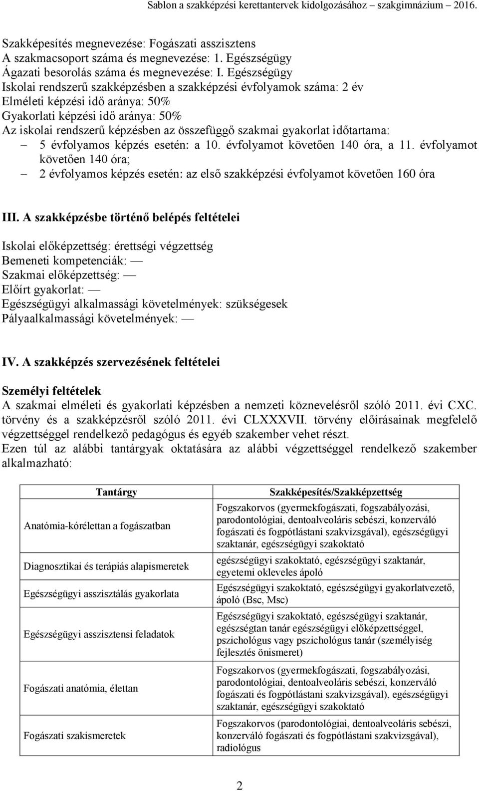 szakmai gyakorlat időtartama: 5 évfolyamos képzés esetén: a 10. évfolyamot követően 140 óra, a 11.