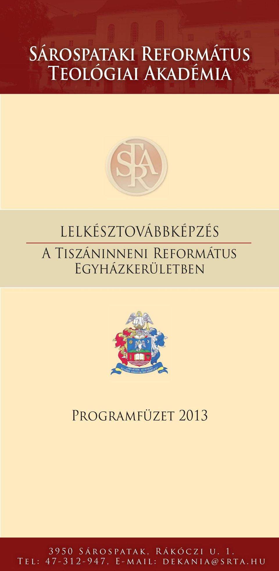 Egyházkerületben Programfüzet 2013 3950