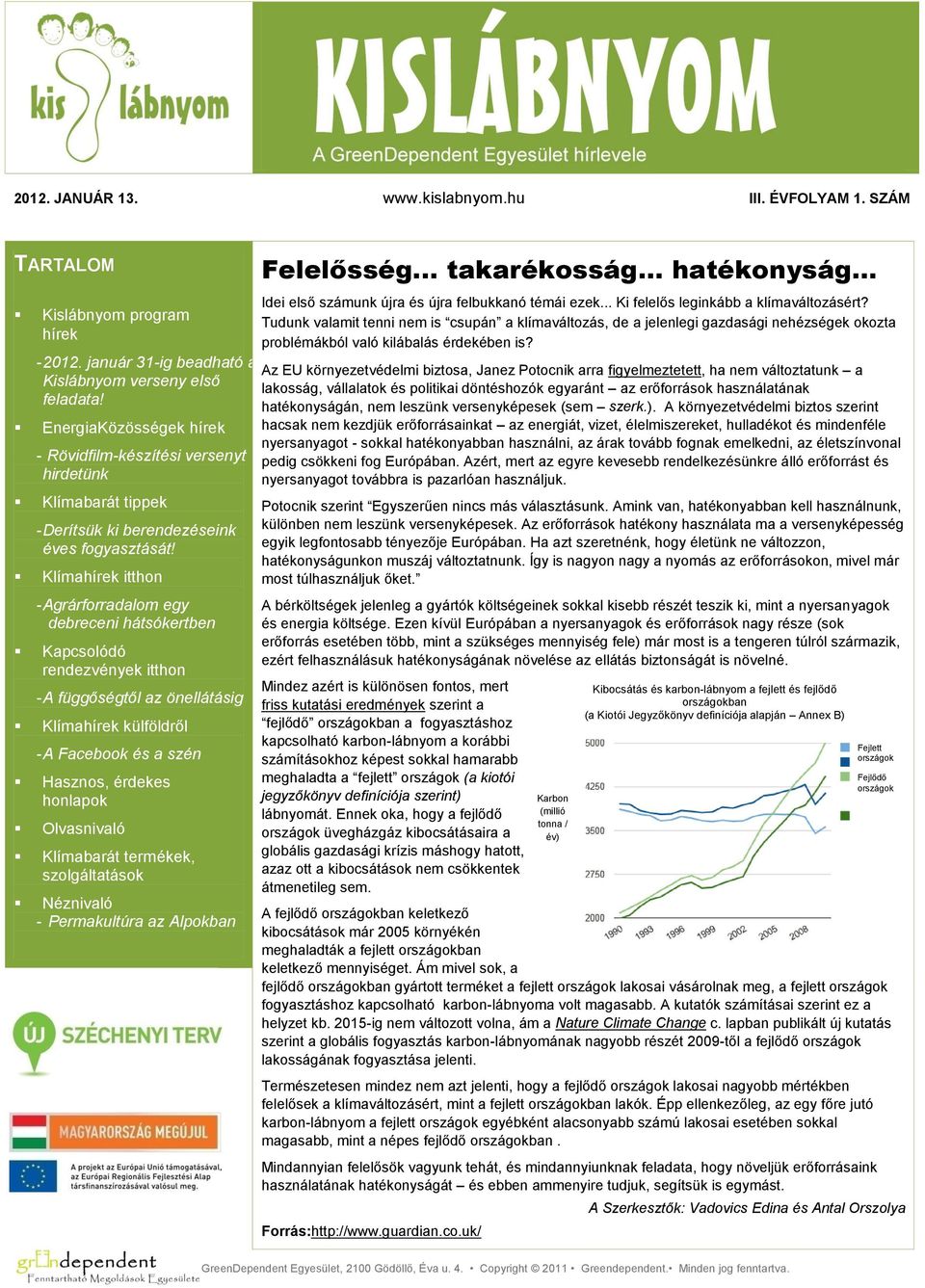 Klímahírek itthon - Agrárforradalom egy debreceni hátsókertben Kapcsolódó rendezvények itthon - A függőségtől az önellátásig Klímahírek külföldről - A Facebook és a szén Hasznos, érdekes honlapok