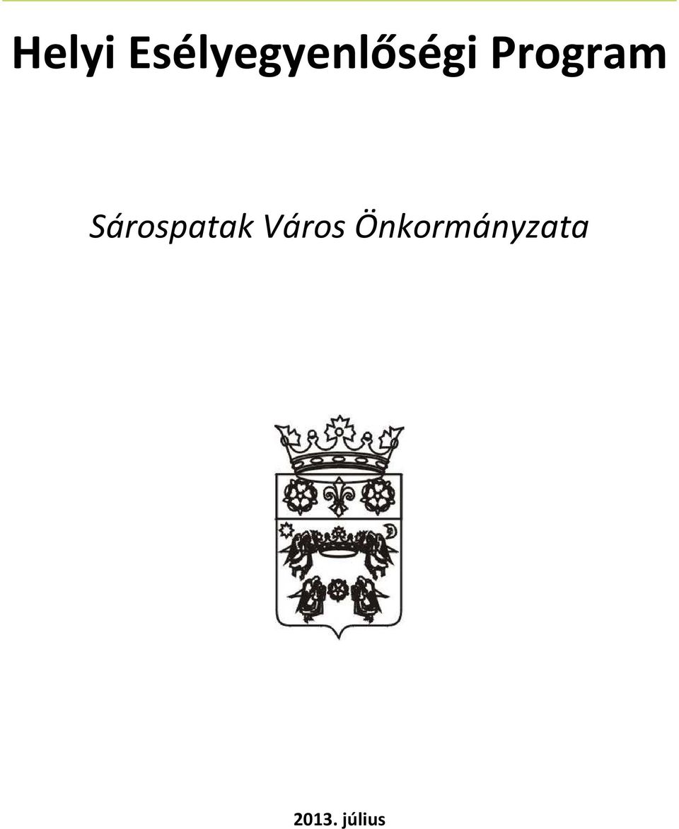 Program Sárospatak