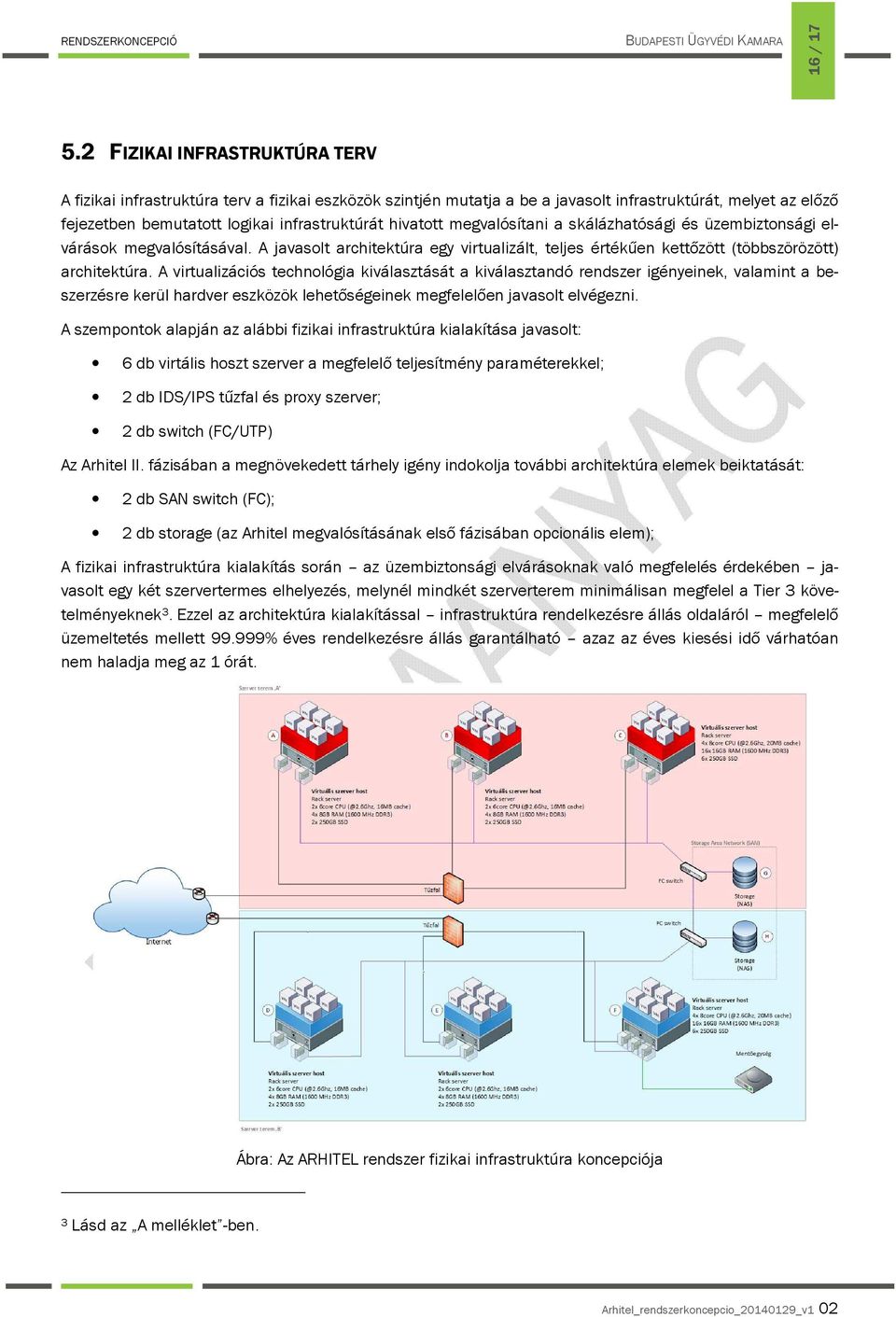 megvalósítani a skálázhatósági és üzembiztonsági elvárások megvalósításával. A javasolt architektúra egy virtualizált, teljes értékűen kettőzött (többszörözött) architektúra.