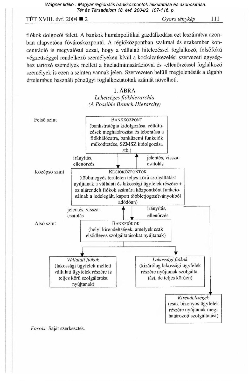 egységhez tartozó személyek mellett a hiteladminisztrációval és -ellen őrzéssel foglalkozó személyek is ezen a szinten vannak jelen.