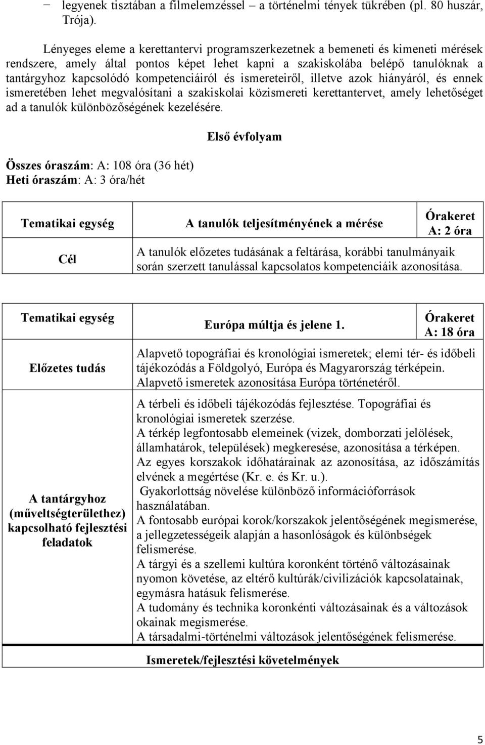 kompetenciáiról és ismereteiről, illetve azok hiányáról, és ennek ismeretében lehet megvalósítani a szakiskolai közismereti kerettantervet, amely lehetőséget ad a tanulók különbözőségének kezelésére.