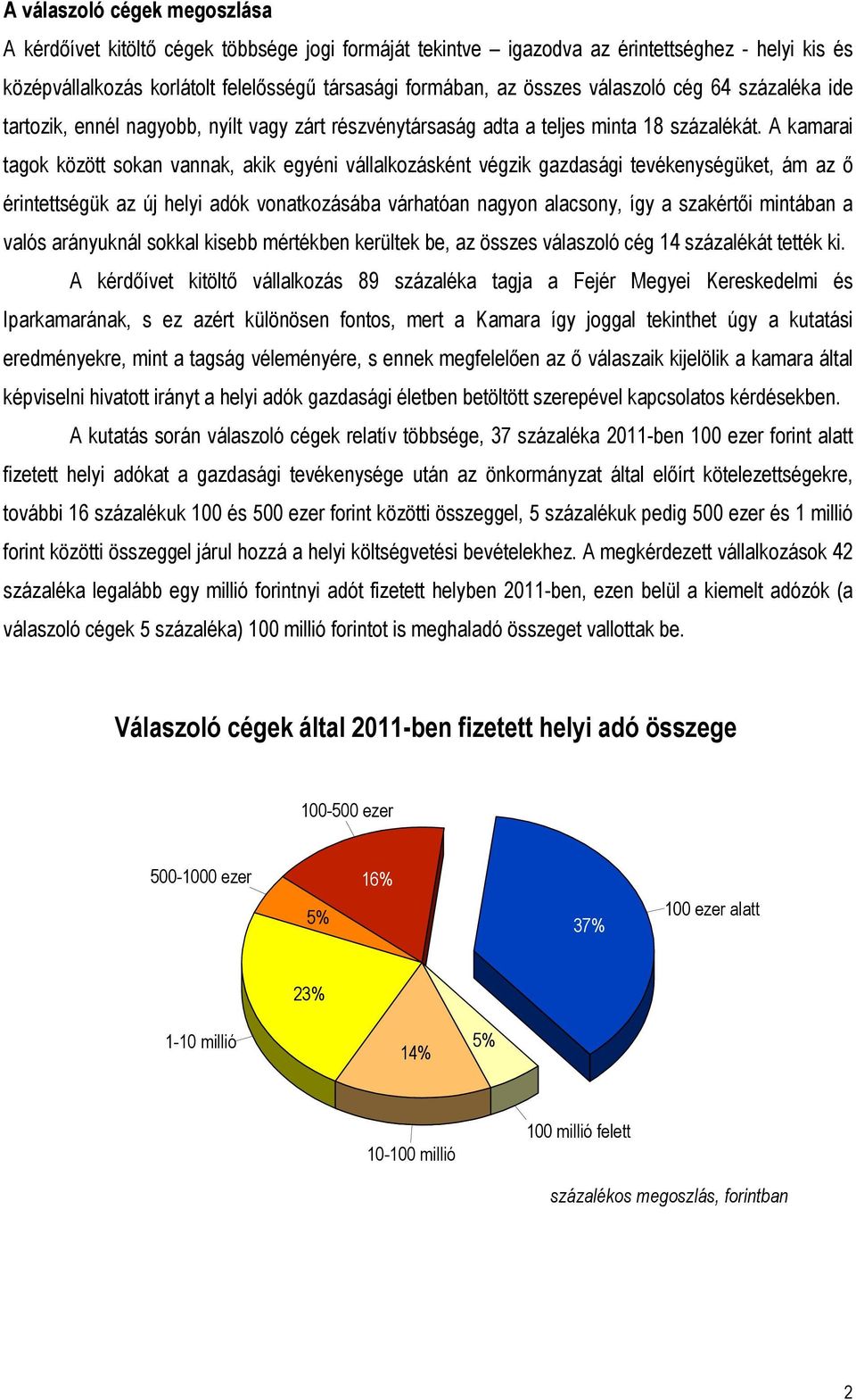 A kamarai tagok között sokan vannak, akik egyéni vállalkozásként végzik gazdasági tevékenységüket, ám az ő érintettségük az új helyi adók vonatkozásába várhatóan nagyon alacsony, így a szakértői