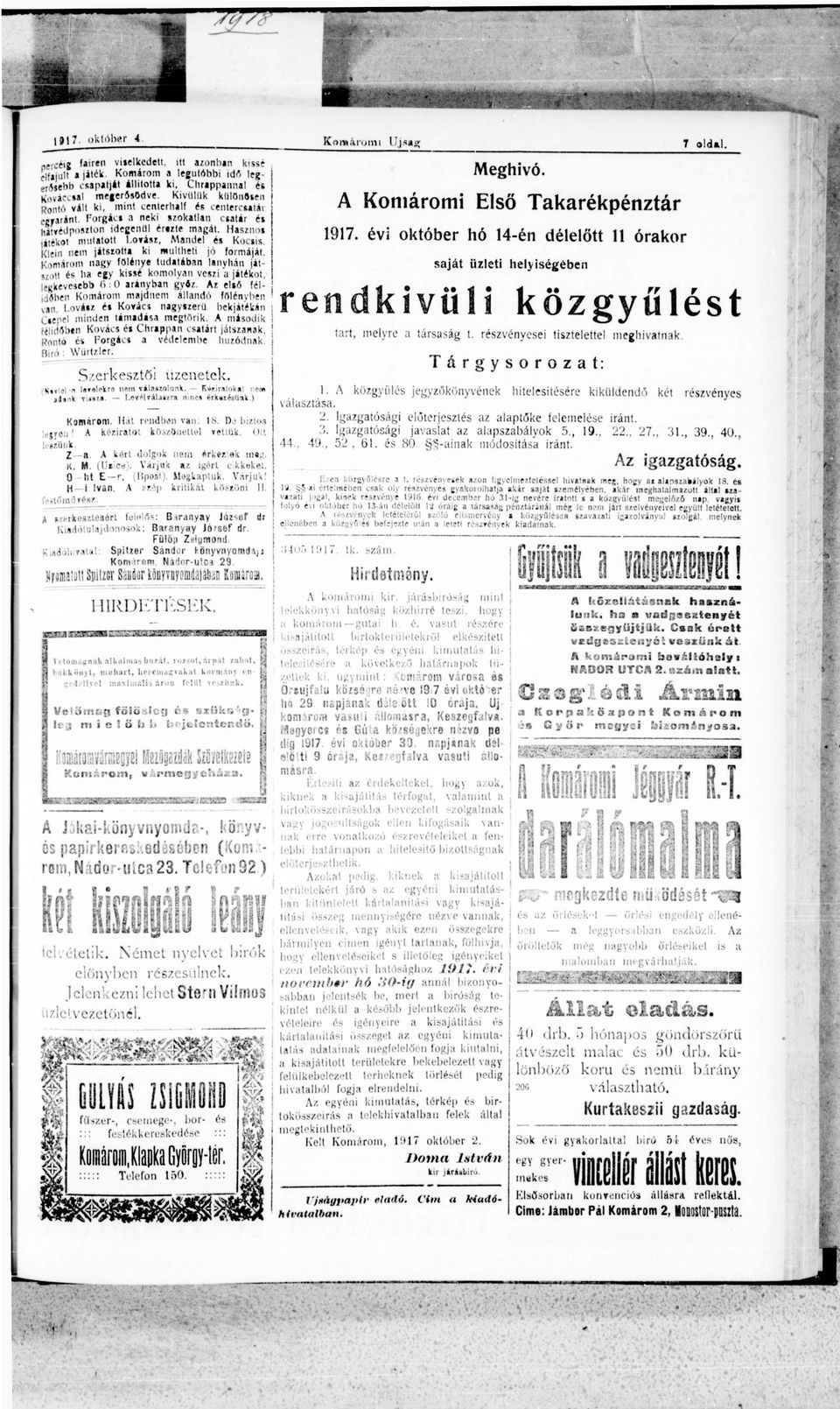 Klen nem játszott k multhet jó fomáját. Komáom ngy fölénye tudtábn lnyhán fátl tl és h egy kssé k o m o l y n vesz játékot, legkevesebb 5 0 nybn győz.