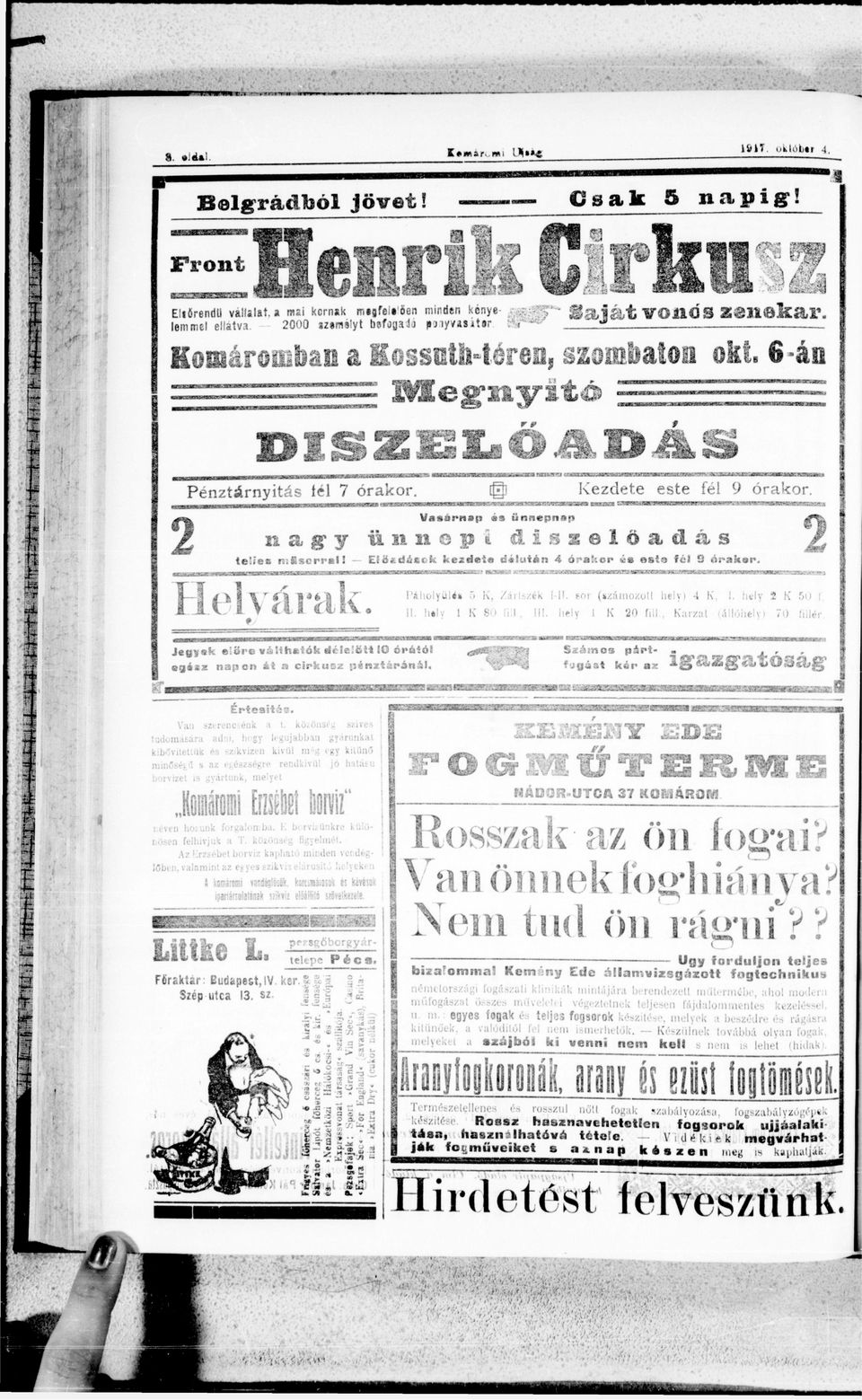 . M H Kezdete P é n z t á n y t á s tél 7 ó k o.... Vsánp n unno te'.'ec ás Efödázck kezdete n;&scsl! Jegyek egész e l ő e v á l h e t ó k d é l e l ő t t 0 npon át c k u s z -.>'?