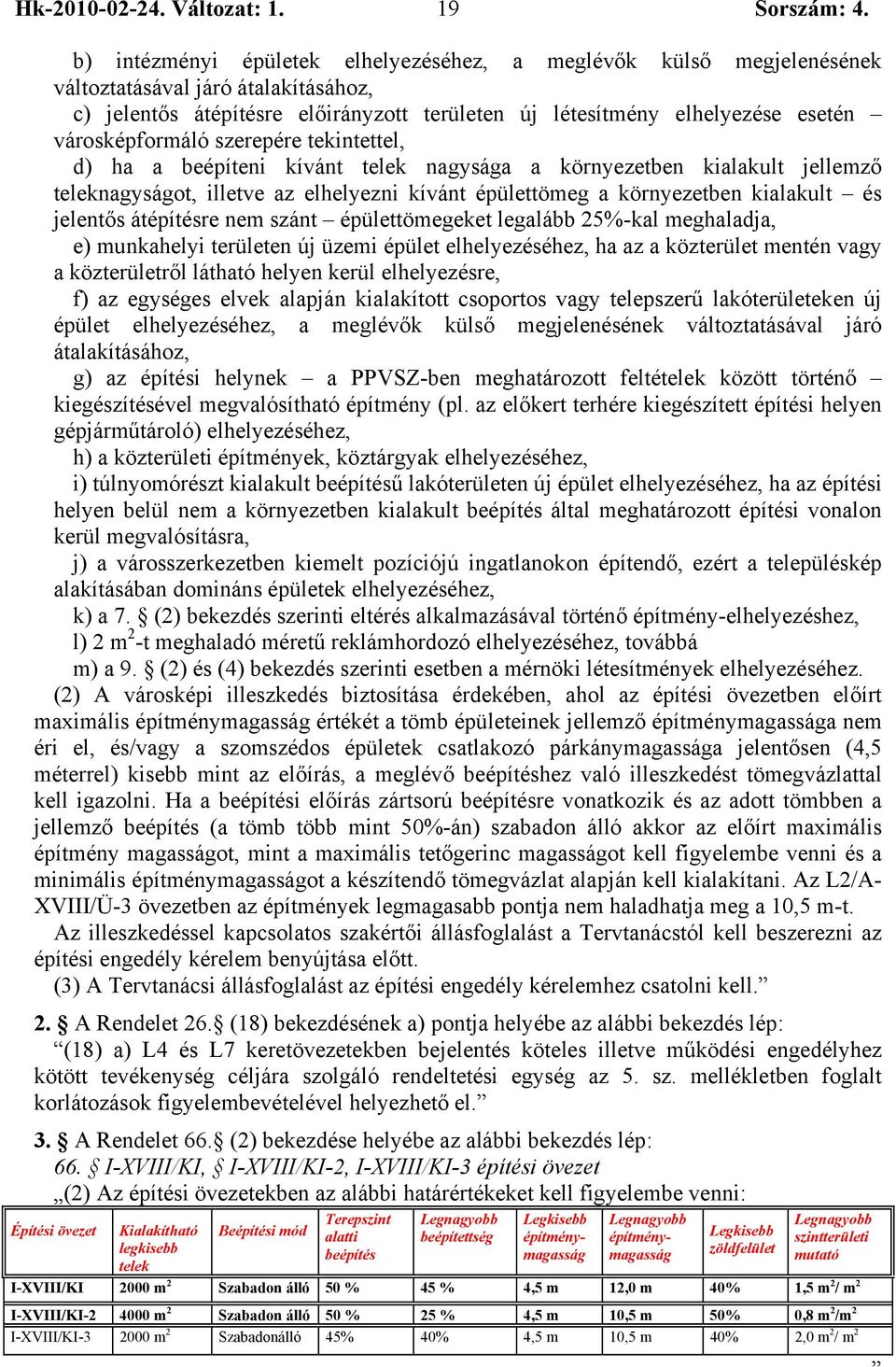 városképformáló szerepére tekintettel, d) ha a beépíteni kívánt telek nagysága a környezetben kialakult jellemző teleknagyságot, illetve az elhelyezni kívánt épülettömeg a környezetben kialakult és