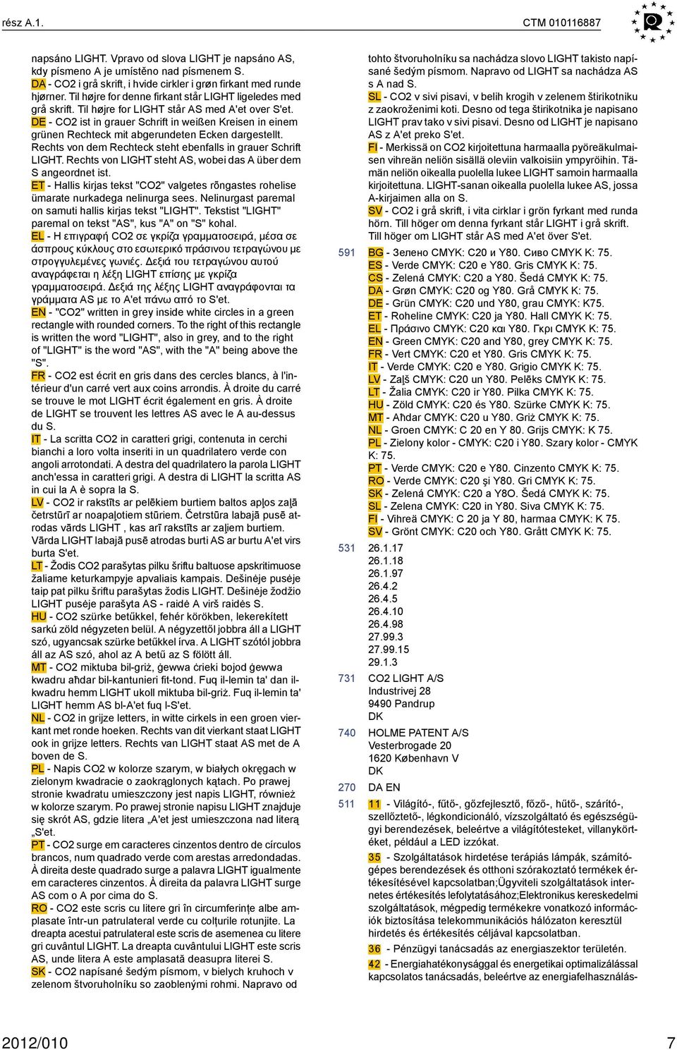 - CO2 ist in grauer Schrift in weißen Kreisen in einem grünen Rechteck mit abgerundeten Ecken dargestellt. Rechts von dem Rechteck steht ebenfalls in grauer Schrift LIGHT.