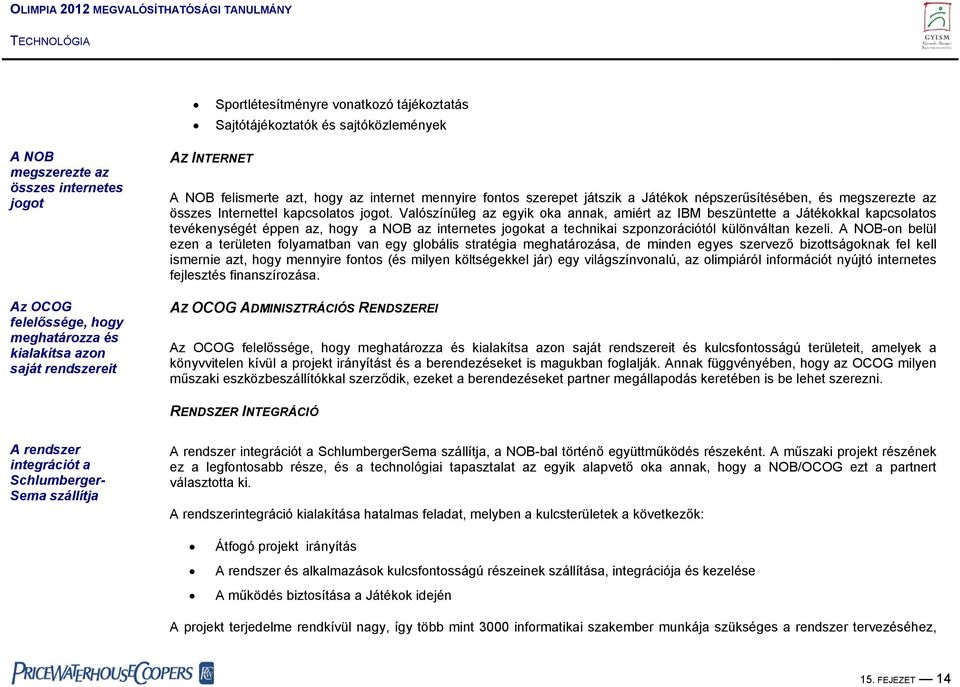 Valószínűleg az egyik oka annak, amiért az IBM beszüntette a Játékokkal kapcsolatos tevékenységét éppen az, hogy a NOB az internetes jogokat a technikai szponzorációtól különváltan kezeli.